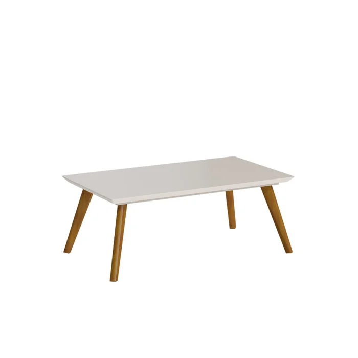 Mesa de Centro Classic - Off White y Natural en Blanco - Mesas de living, Uruguay | NYR, vista 2