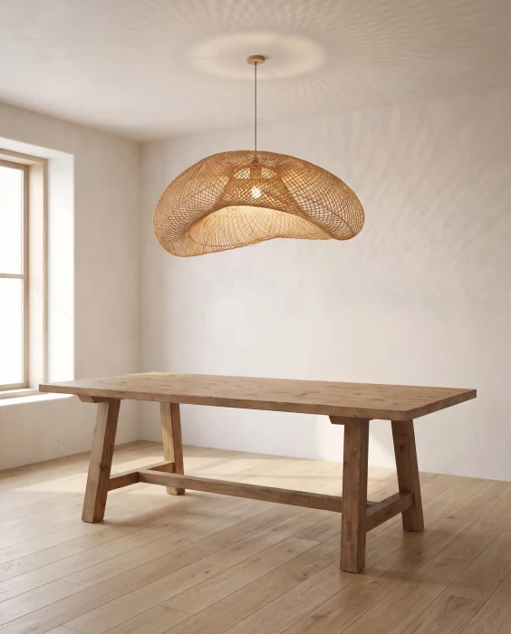 Lámpara de Ratán Mallorca L | Casakos en Madera natural - Lámparas colgantes, Uruguay | Casakos, vista 3
