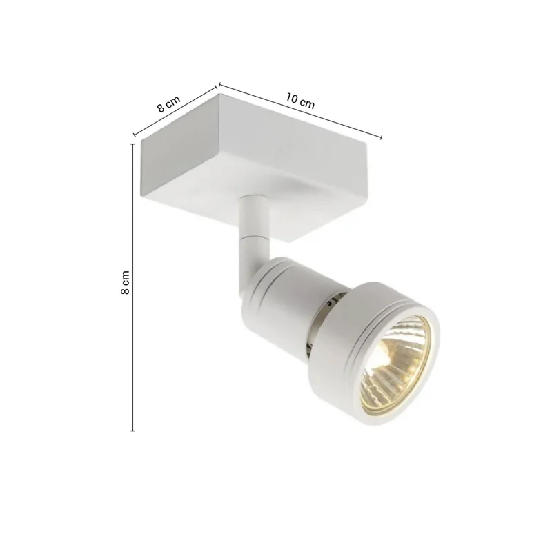 Luminaria Niza Orientable Blanca en Blanco - Lámparas colgantes, Uruguay | Serlux, vista 5