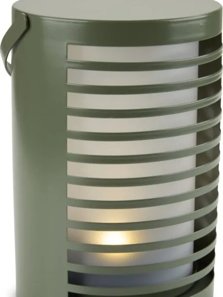 Lámpara pilas HAVTERNE Ø16xAl22cm oliva en Verde - Muebles para el exterior, Uruguay | JYSK
