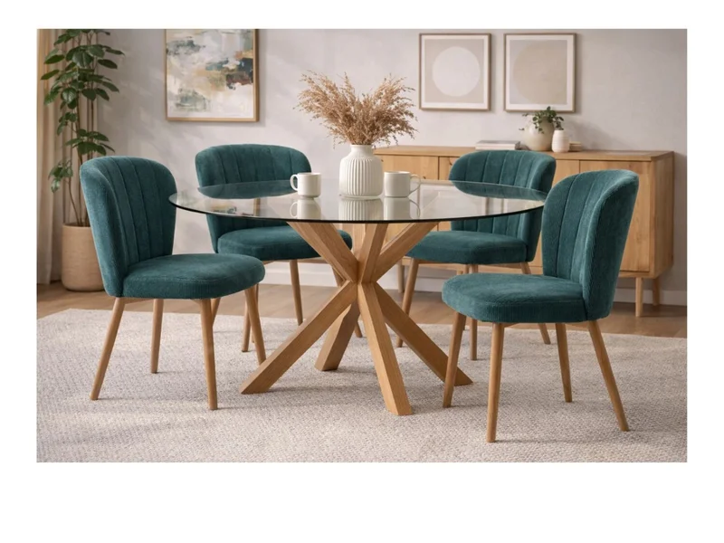 Mesa de Comedor RONDA en Madera natural - Mesas de comedor, Uruguay | Finkel, vista 3