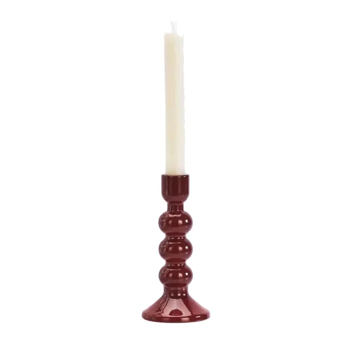 Portavelas Noelia - Granate Grande en Rojo - Velas y Portavelas, Uruguay | Walnut, vista 2