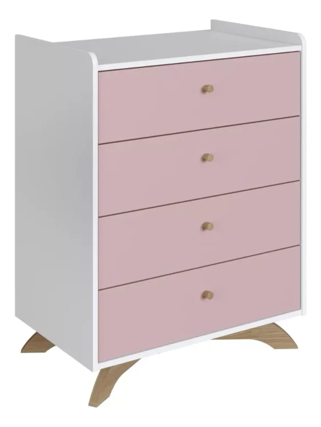 Cajonera Vika – Rosado - Cómodas, Uruguay | RM Muebles y Deco, vista 2