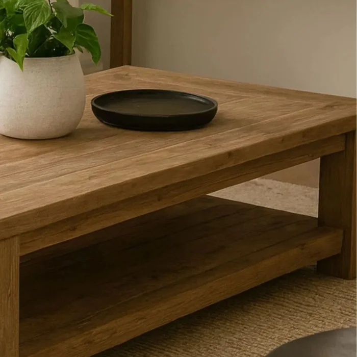 Mesa de living Linea Rimini AH552 en Madera natural - Mesas de living, Uruguay | La Cueva Muebles, vista 7