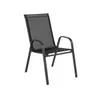 Sillas Textilina y acero mas Mesa de Eucaliptus - Nassau - Negro en Negro - Muebles para el exterior, Uruguay | Rústico Hogar, vista 5 de 5