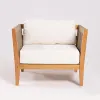 POLTRONA CANNES CUERDA RAMI Y ACQUABLOCK CRUDO 86x74x66CM JATOBA - Muebles para el exterior, Uruguay | Vinibel, vista 2 de 3