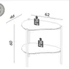 Mesa Auxiliar Esquinera Organica Florencia 60CM - Mesas de living, Uruguay | Balton, vista 6 de 6
