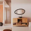 Espejo Magrit de madera maciza de mungur con acabado negro Ø 60 x 110 cm en Negro - Espejos, Uruguay | Kavehome, vista 3 de 6