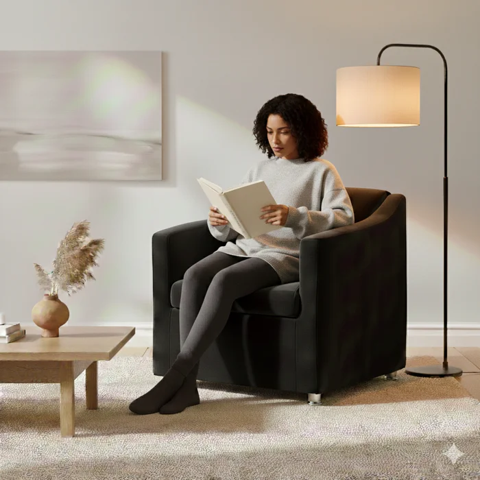 Sillon Tilla en Negro - Sillones y sofás, Uruguay | Moderna Hogar, vista 2
