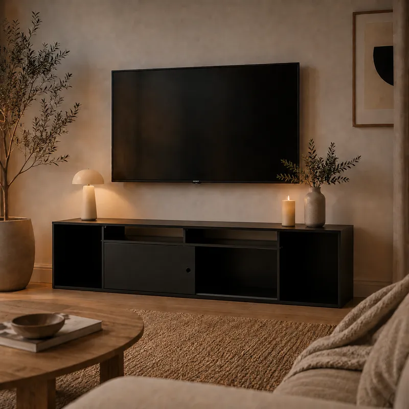 Rack Noir en Gris - Muebles para TV, Uruguay | Casa Brava