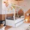 Cama Infantil Estilo Montessori Con Marinera Blanca - Dormitorio, Uruguay | RM Muebles y Deco, vista 1 de 5