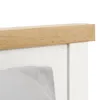 Estructura cama MARKSKEL 90x200 roble/bl en Blanco/roble - Dormitorio, Uruguay | JYSK, vista 2 de 3
