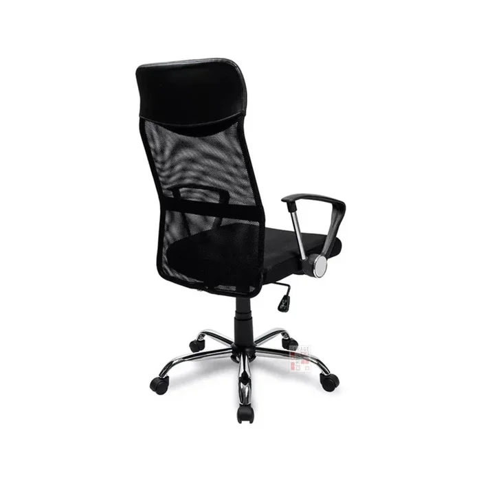 Silla De Escritorio - Ergonómica Respaldo Alto - Apoyacabeza en Negro - Sillas de escritorio, Uruguay | Ecowood, vista 4
