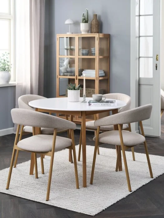 Silla de comedor EJSING beige/crudo en Madera natural - Sillas, Uruguay | JYSK, vista 3