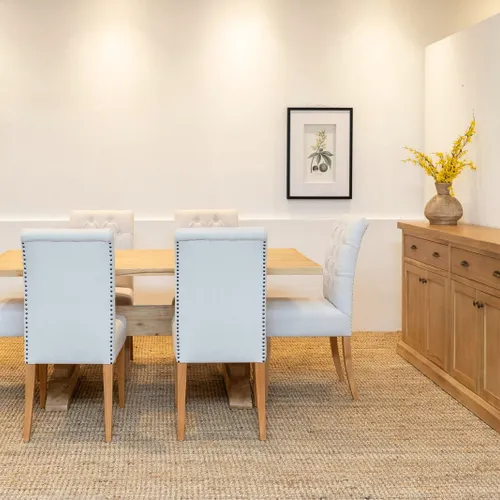 Juego Comedor Isa en Madera natural - Mesas de comedor, Uruguay | Marvic