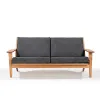 SOFA LOTUS 3 LUGARES ACQUABLOCK NEGRO 185x87x86CM JATOBA - Muebles para el exterior, Uruguay | Vinibel, vista 2 de 10