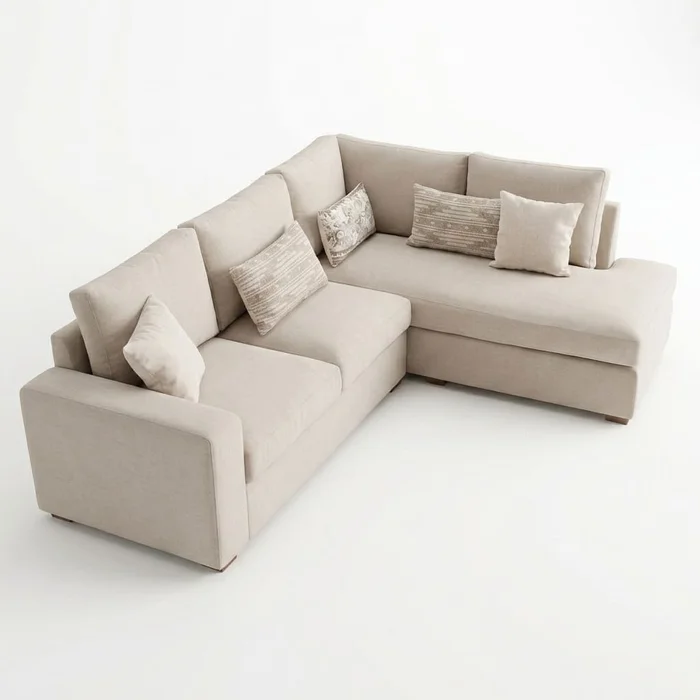Sofá Esquinero 260 en Beige - Sillones y sofás, Uruguay | Diseno Montevideo, vista 2