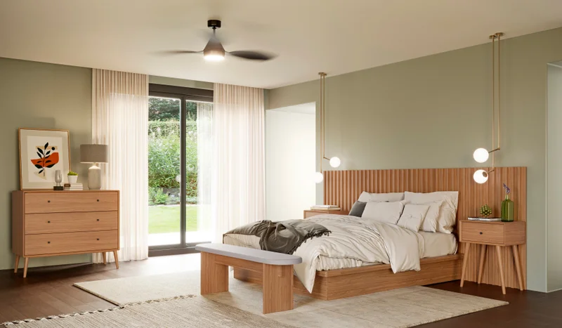 Mesa de Luz Nordica 50cm 100% Mdf C/1 CAJON en Madera natural - Mesas de luz, Uruguay | Balton, vista 5