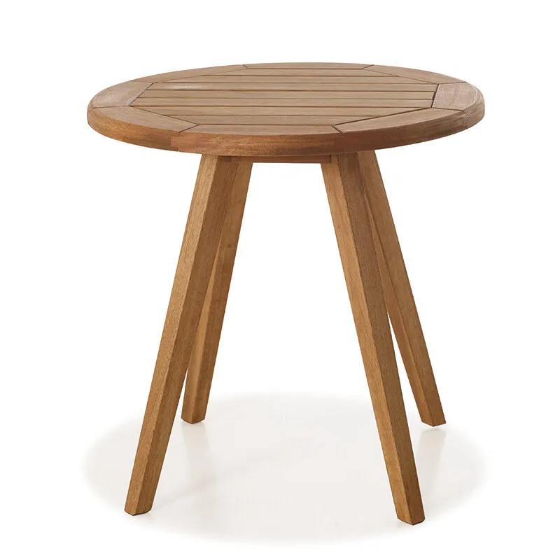 MESA DE LATERAL TRACO REDONDA 60x60x60CM JATOBA - Muebles para el exterior, Uruguay | Vinibel