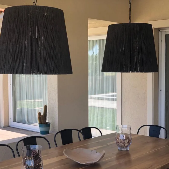 Colgante Cónico Simple en hilo en Marrón - Lámparas colgantes, Uruguay | La Perla, vista 7