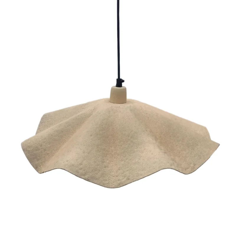 Lámpara de techo Metal Natural/beige Vml-13839 Crema en Beige - Lámparas colgantes, Uruguay | Le Blanc