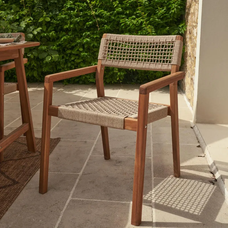 Set de 2 sillas Oasis en Marrón - Muebles para el exterior, Uruguay | Naterial Uruguay