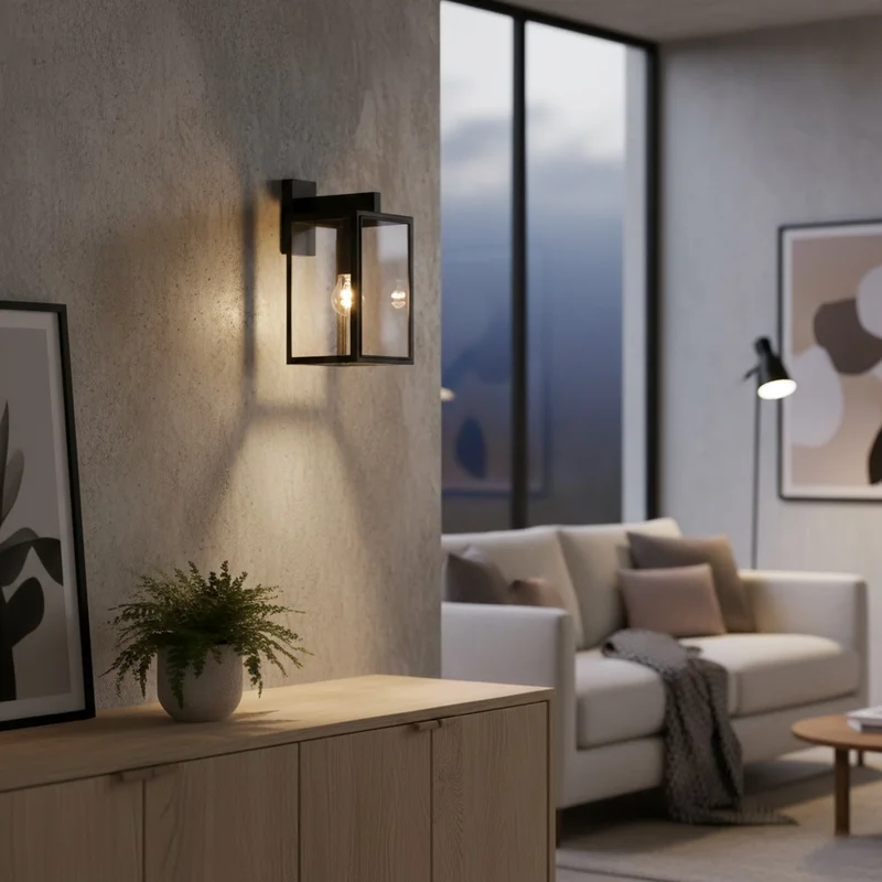 Aplique de Pared Urban Box en Negro - Iluminación, Uruguay | La Perla, vista 3