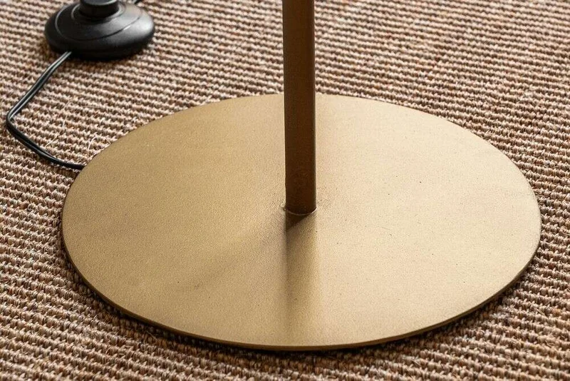 LAMPARA DE PIE NET DORADA - PANTALLA XL en Dorado - Lámparas de pie, Uruguay | La Iberica, vista 5