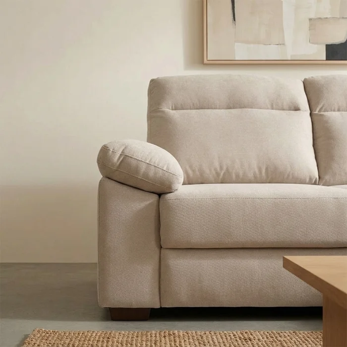 Rinconera Owen - Tela Microfibra - Chaise derecho - 12072 (Beige) en Beige - Sillones y sofás, Uruguay | Nyr, vista 5