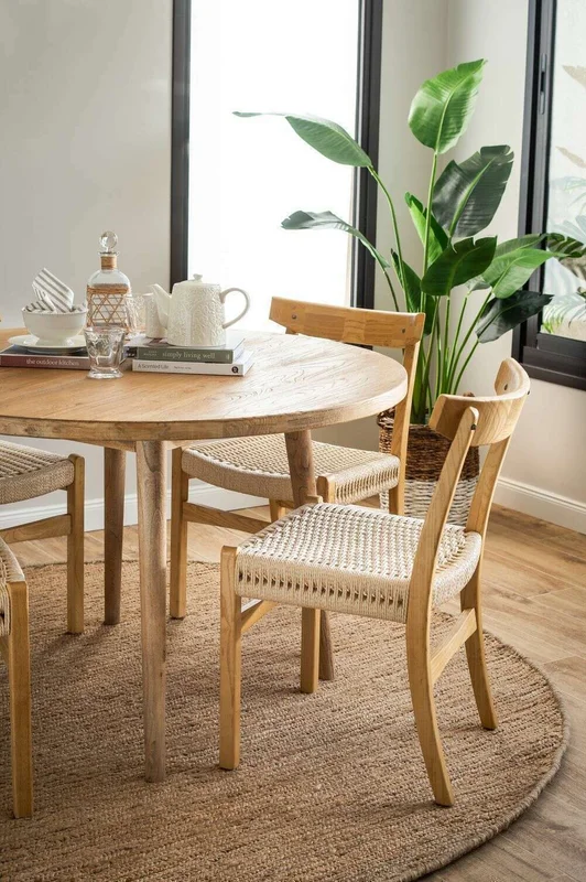MESA COMEDOR NORDICA - OLMO NATURAL - 1.20 MTS en Madera natural - Mesas de comedor, Uruguay | La Iberica, vista 10