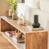 RACK / MESA LIVING CUBO - 1.75 X 0.40 MTS en Madera natural - Muebles para TV, Uruguay | La Iberica, vista 3 de 19