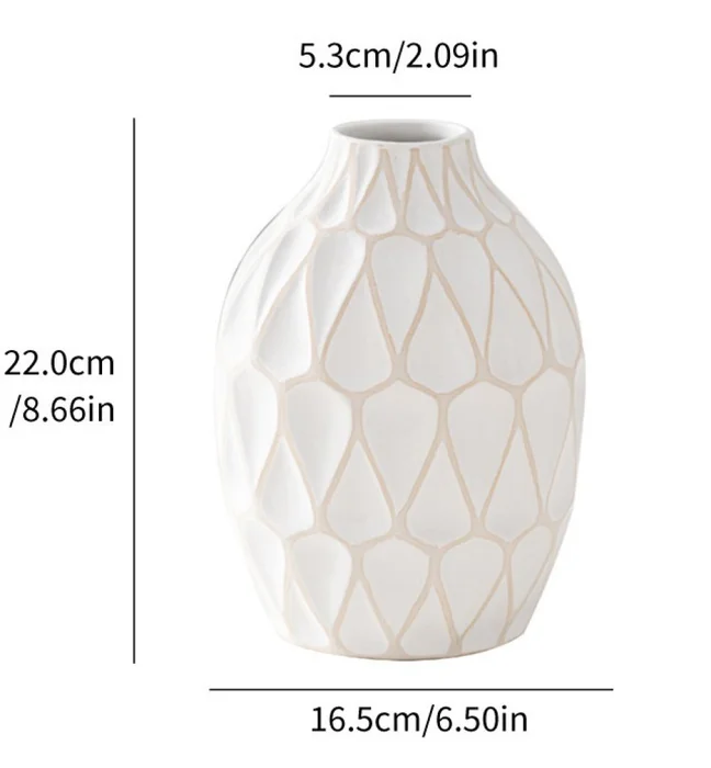 FLORERO CERÁMICA GOTA BEIGE en Beige - Jarrones, Uruguay | Champagne Home, vista 2