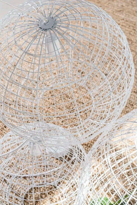 LAMPARA DE TECHO GLOBO WHITE - 55 CMS en Blanco - Lámparas colgantes, Uruguay | La Iberica, vista 5