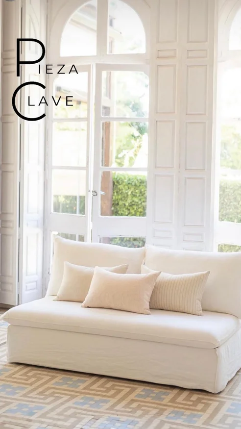 Sofá con funda Indi en Beige - Sillones y sofás, Uruguay | Pieza Clave, vista 2