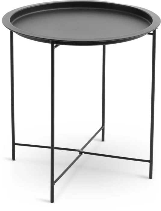 Mesa auxiliar RANDERUP Ø47 negro en Negro - Mesas de arrimo, Uruguay | JYSK
