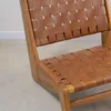 Butaca en madera acacia y cuero en Marrón - Butacas, banquetas y puffs, Uruguay | Entrecasa, vista 4 de 6