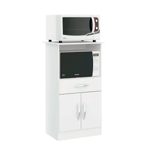Mueble Cocina Frutero Microondas Multiuso 2 Puertas 509 en Blanco - Sillones y sofás, Uruguay | Soy Hogar