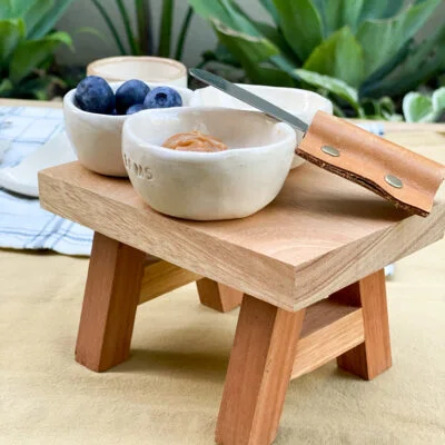 Banquito 4p de 15 cm en Madera natural - Decoración, Uruguay | Dreams On Time, vista 7
