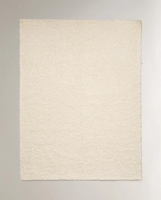 ALFOMBRA LANA BOUCLÉ en Blanco - Alfombras, Uruguay | Zara Home, vista 4