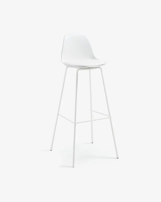 Taburete Brighter - blanco altura 75 cm en Blanco - Butacas, banquetas y puffs, Uruguay | Kavehome