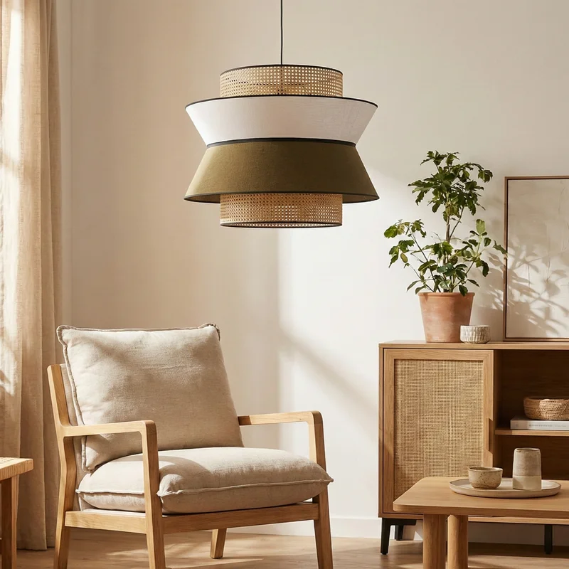 Colgante Chroma Quad Olive en Beige - Lámparas colgantes, Uruguay | La Perla, vista 3