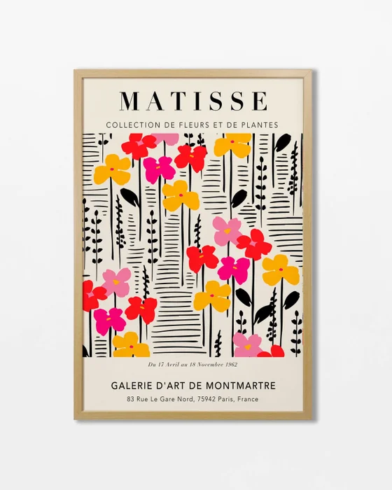 Matisse - Floral N.03 en Multicolor - Láminas, Uruguay | La Cuadrería
