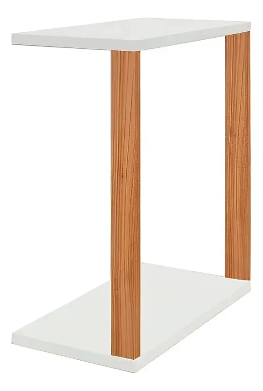 Mesa Auxiliar Lateral Industrial 100% MDF - Linea Factory en Madera natural - Mesas de living, Uruguay | Balton, vista 8