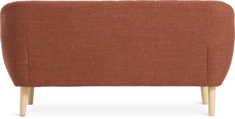 Sofá EGEDAL de 2,5 cuerpos tela terracota en Rojo - Sillones y sofás, Uruguay | JYSK, vista 3