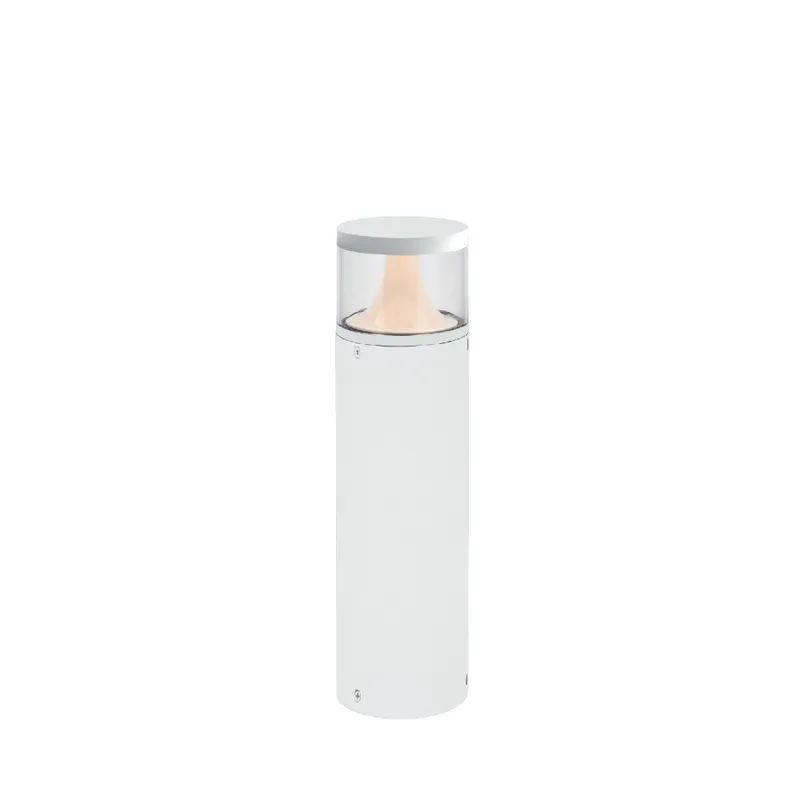 Luminaria Bolardo Exterior 9W Kane 60cm Blanco en Blanco - Lámparas de pie, Uruguay | Serlux