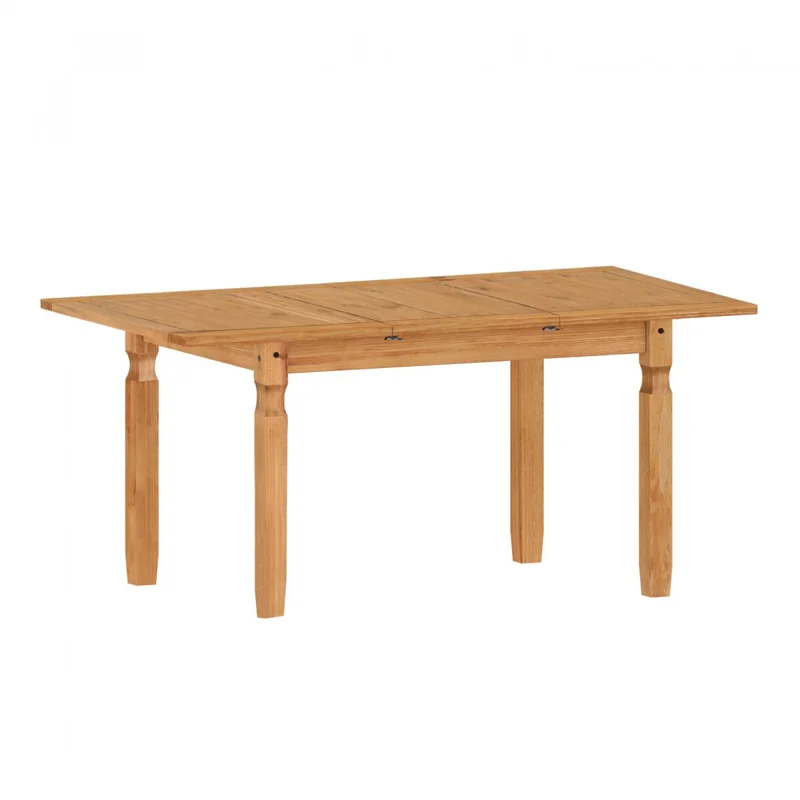Juego de comedor Extensible 4 Sillas Mad Maciza 120 a 160 cm - Natural en Marrón - Mesas de comedor, Uruguay | Rústico Hogar, vista 3