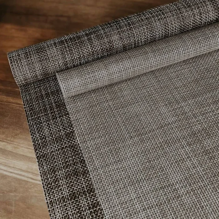 Mantel individual tejido PVC Gris - gris en Gris - Textiles, Uruguay | Buho Store