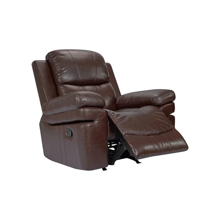 Poltrona Reclinable 1 Cuerpo Pu Marron Mr2138 Choc. en Marrón - Sillones y sofás, Uruguay | Divino, vista 2