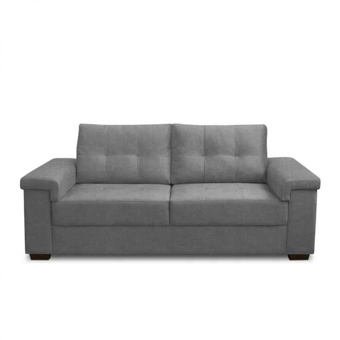 Sillón 3 Cuerpos en tela de Lino - Palazio - Gris en Gris - Sillones y sofás, Uruguay | Rústico Hogar, vista 2