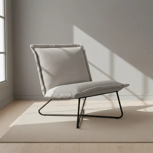Butaca Madera-y-tela Gris Aruba en Gris - Sillones y sofás, Uruguay | Divino